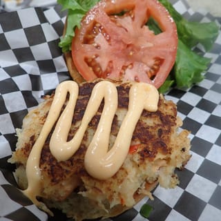 Salmon Cake Burger
